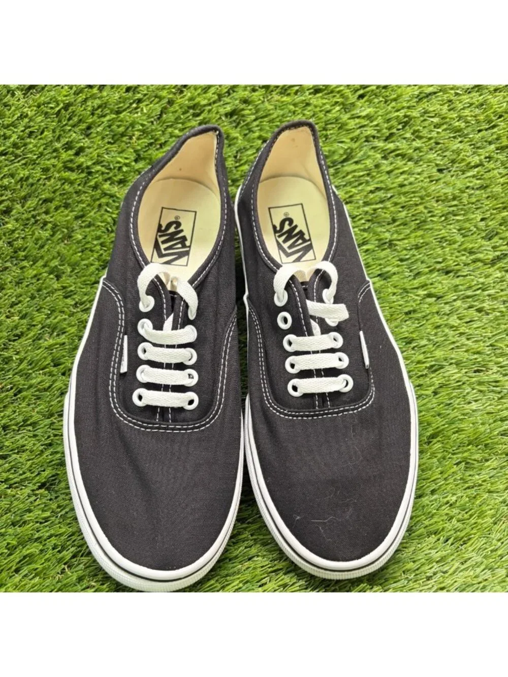 Vans Authentic Platform Mens Size 9 Womens 10.5 Black Athletic Shoes Sneakers